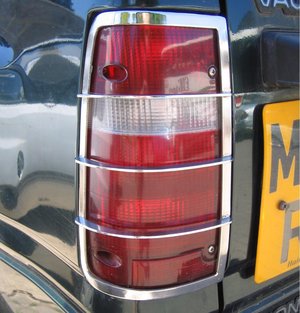 Vauxhall Frontera SS (Isuzu 96) Chrome Rear Light Guards ( 3 bar type ) Preview